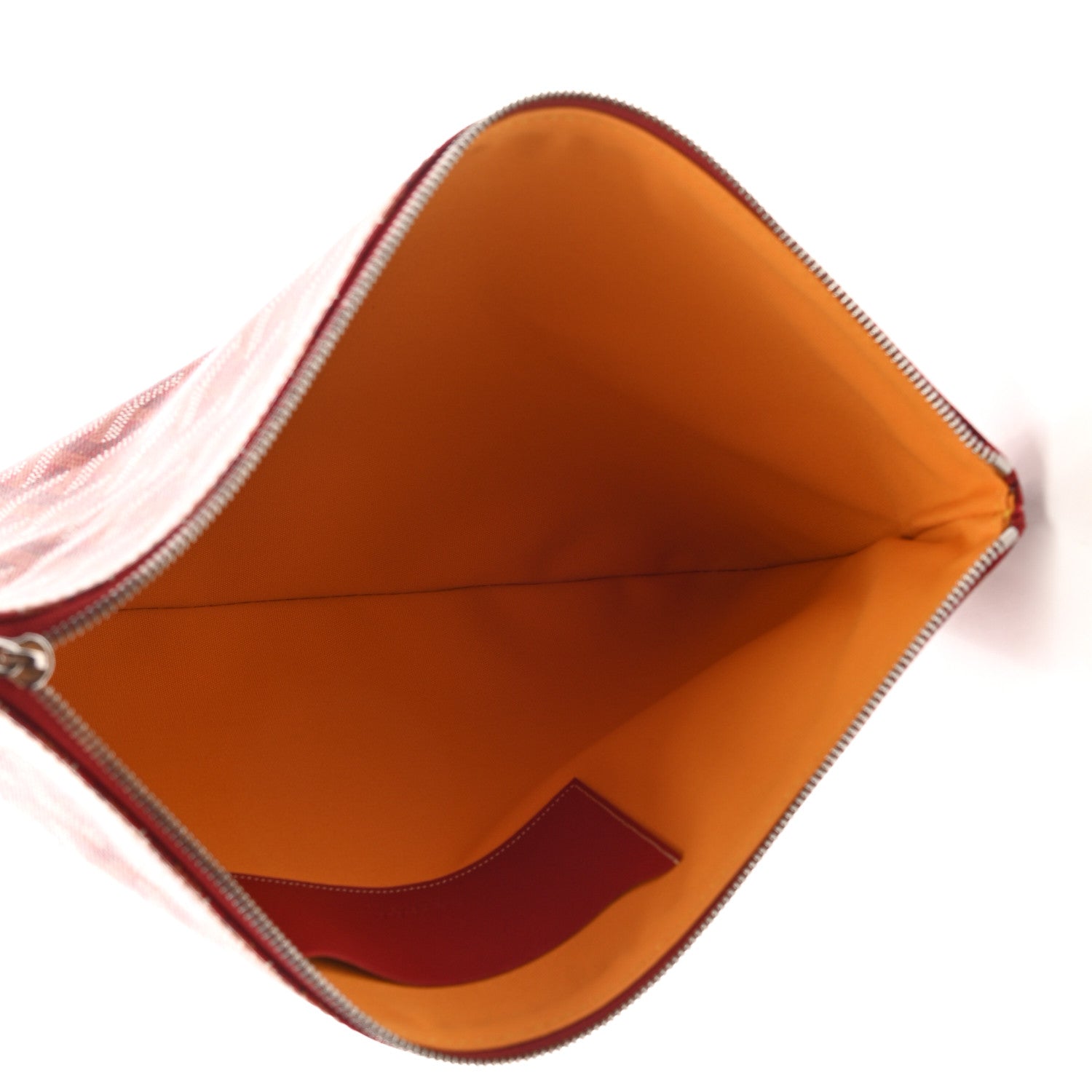 Goyard Goyardine Senat Pochette MM Red 9 of 16