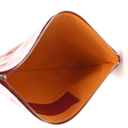 Goyard Goyardine Senat Pochette MM Red 9 of 16