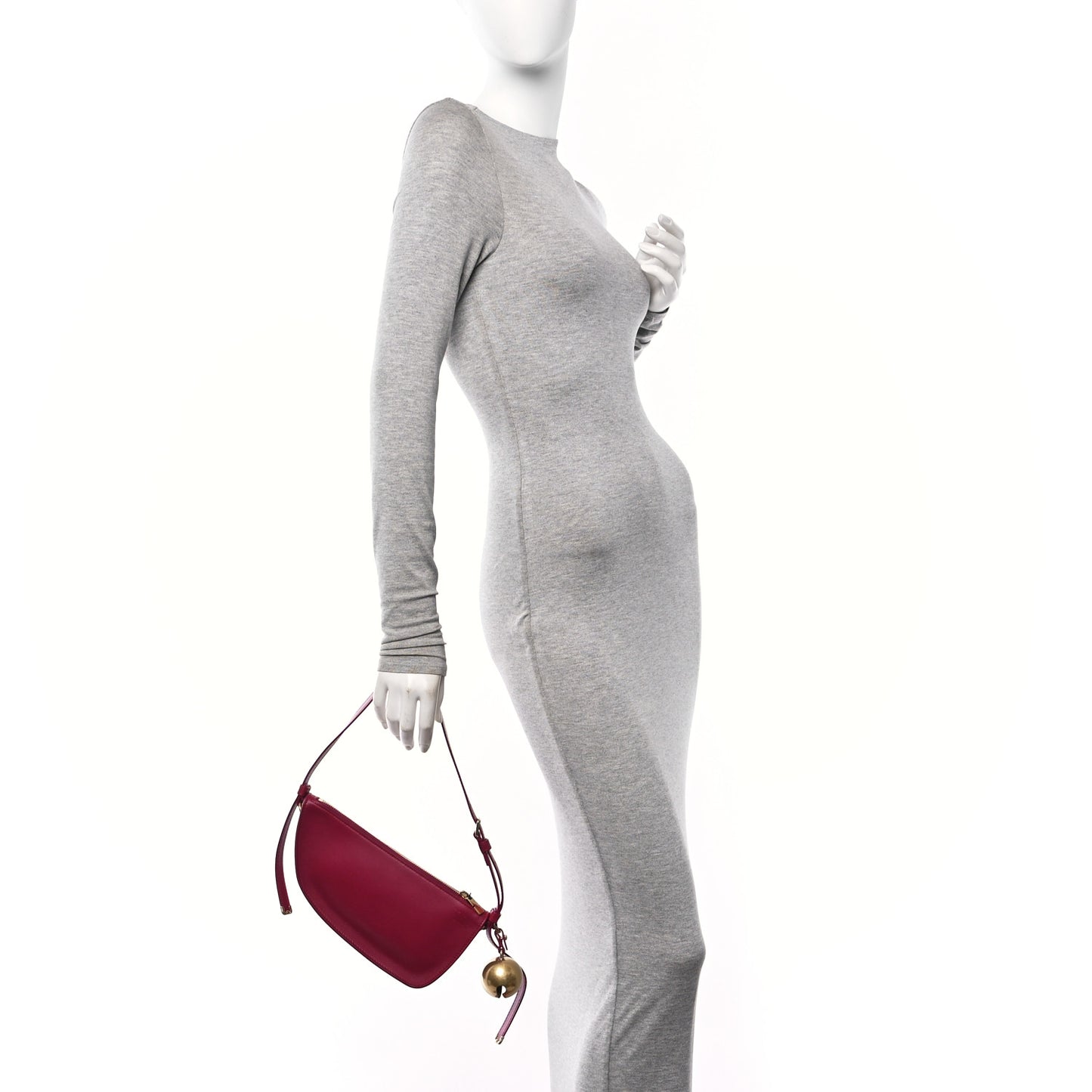 Calfskin Mini Shield Sling Bag Ripple