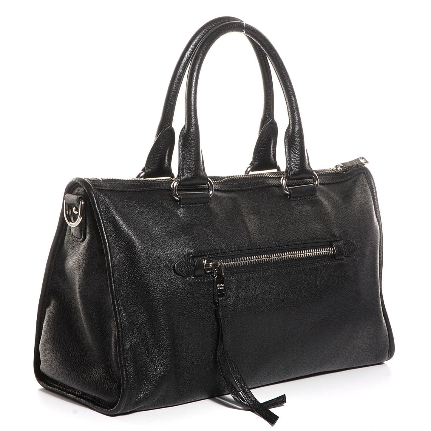 Vitello Daino Tote Nero Black