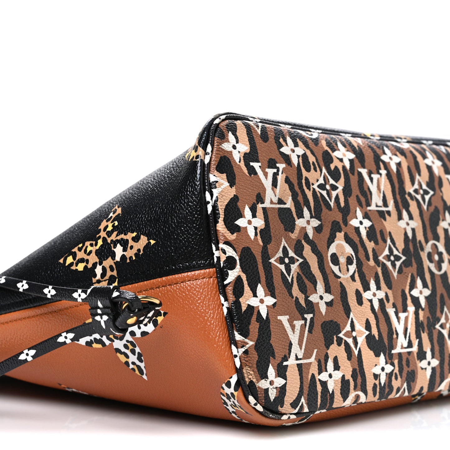 Monogram Giant Jungle Neverfull MM Black