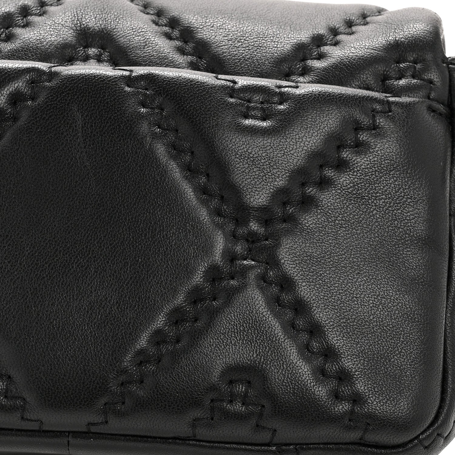 Marc Jacobs Calfskin Quilted J Marc Shoulder Bag Black 12 of 13