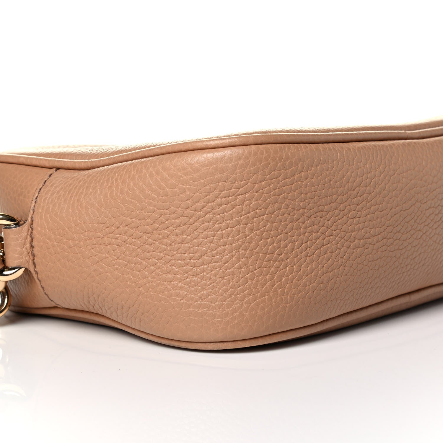Gucci Pebbled Calfskin Small Soho Disco Bag Camelia 5 of 5