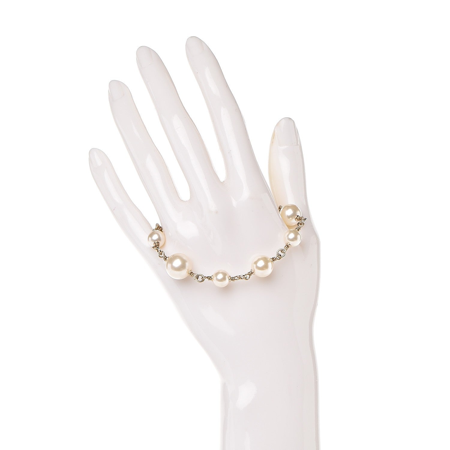 Chanel Pearl CC Bracelet Gold 2 of 3