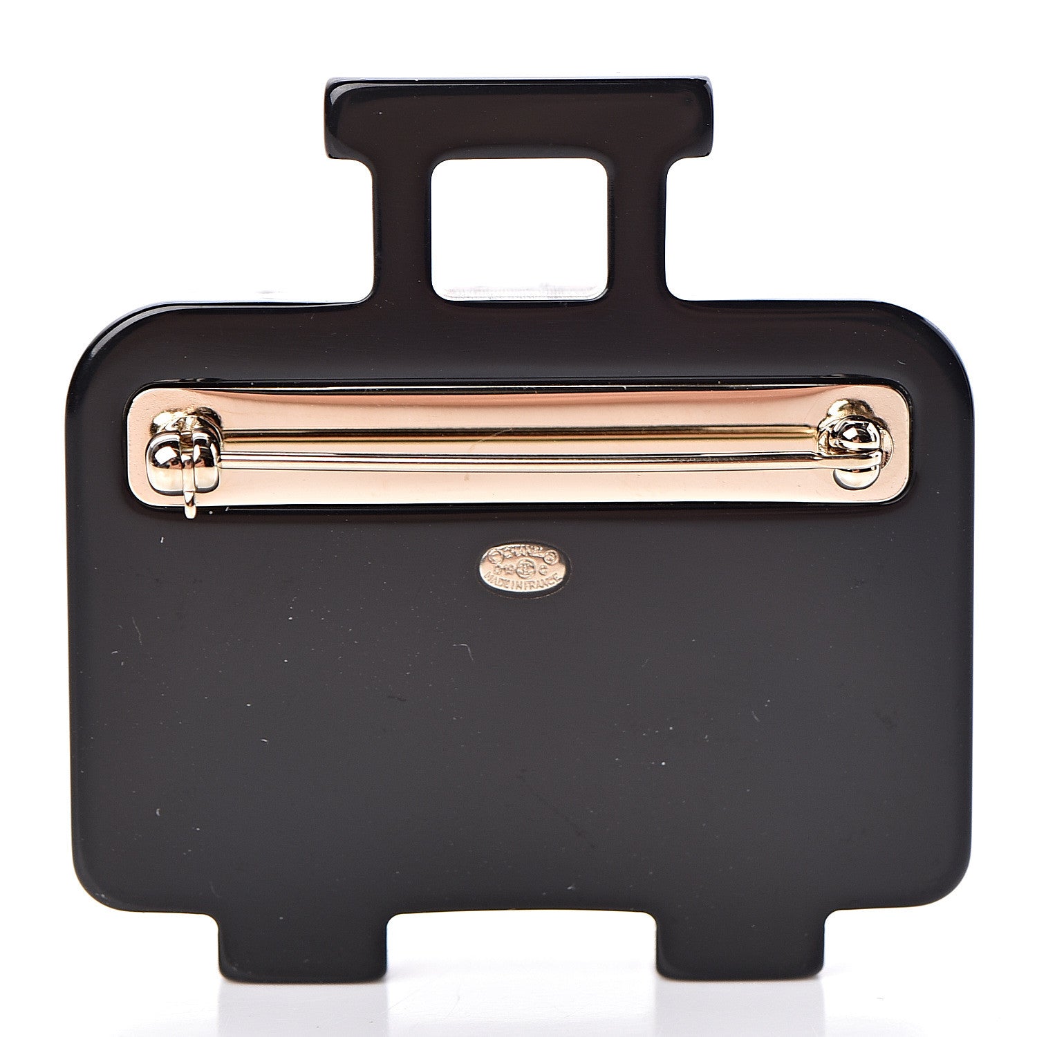 Chanel Resin Pearl Suitcase CC Brooch Multicolor 3 of 5