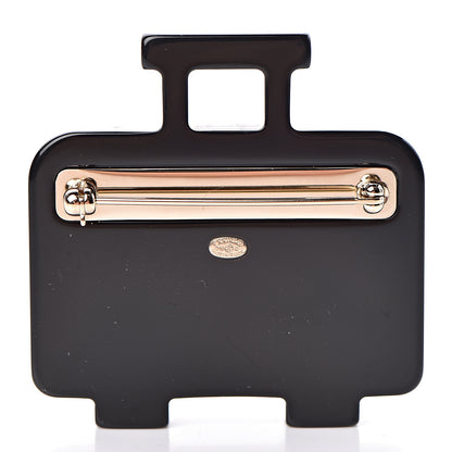 Chanel Resin Pearl Suitcase CC Brooch Multicolor 3 of 5