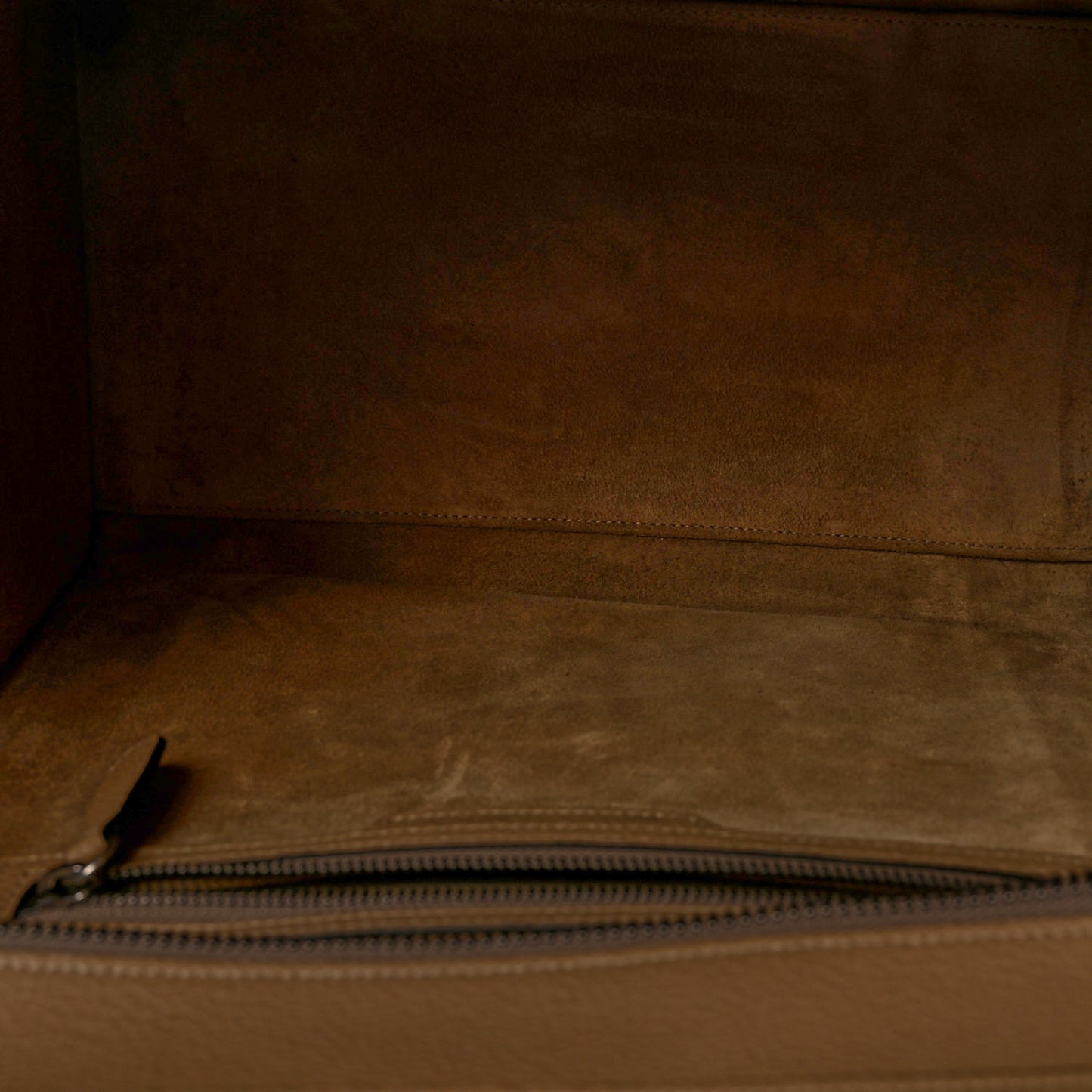 Drummed Calfskin Mini Luggage Dune