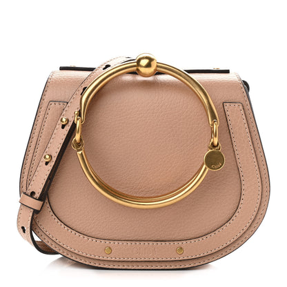Chloe Calfskin Suede Small Nile Bracelet Bag Biscotti Beige 1 of 9