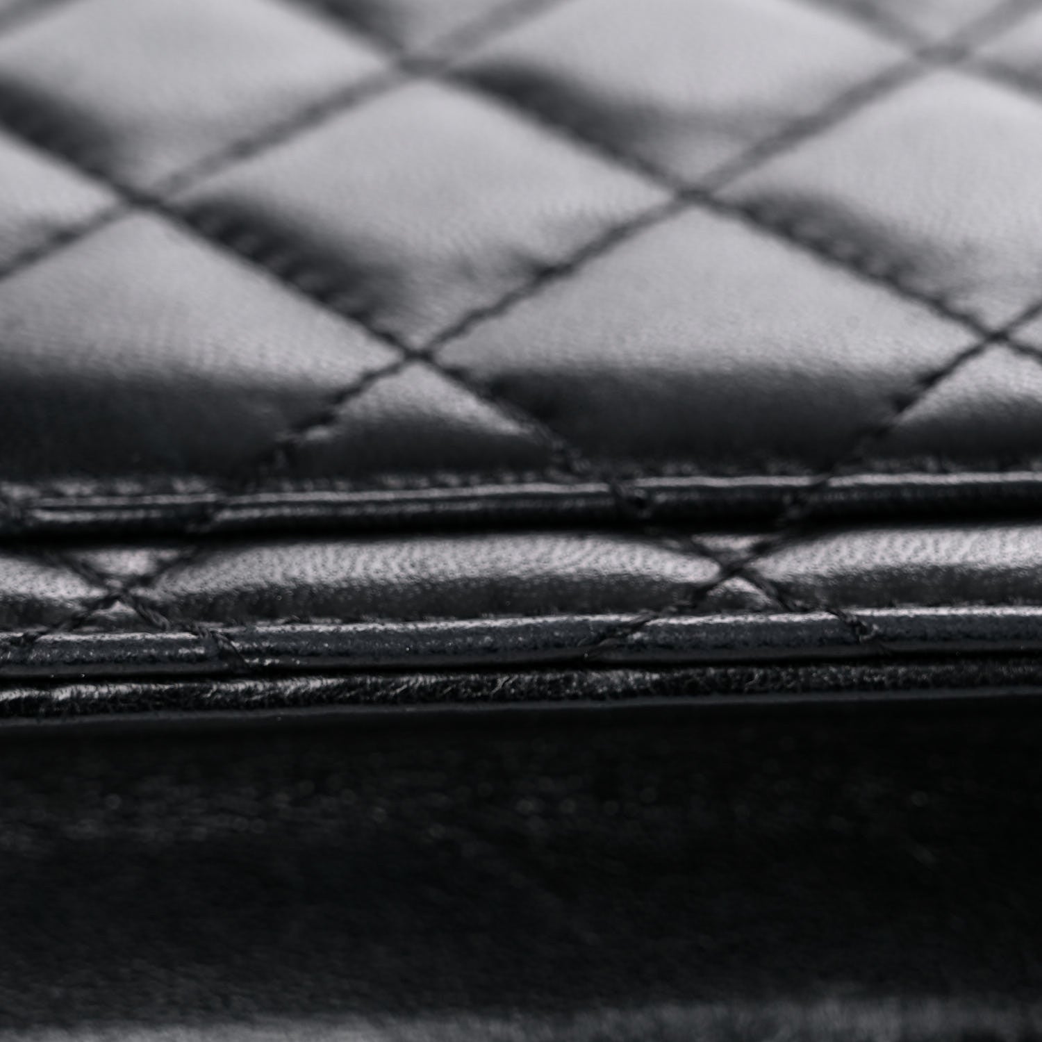 Chanel Lambskin Quilted Medium Crossing Times Flap Black 15 of 23
