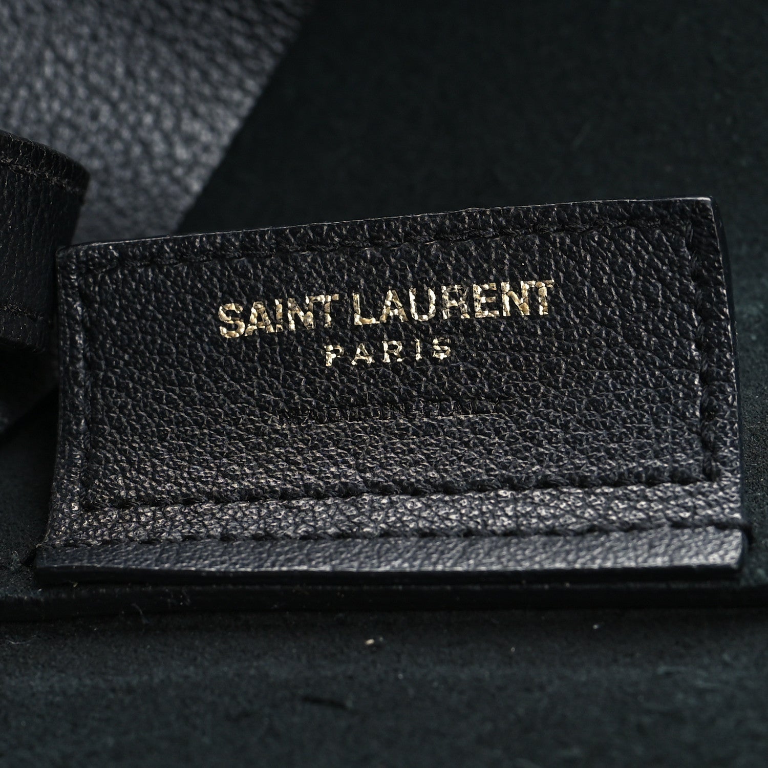 Saint Laurent Calfskin Large Shopping Tote Black 9 of 17