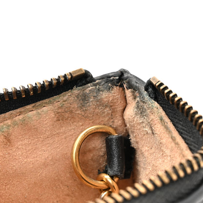 Gucci Calfskin Matelasse GG Marmont Key Case Black 9 of 11