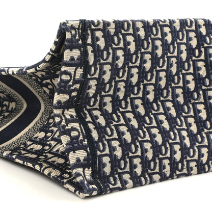 Christian Dior Oblique Large Book Tote Blue Multicolor 8 of 9