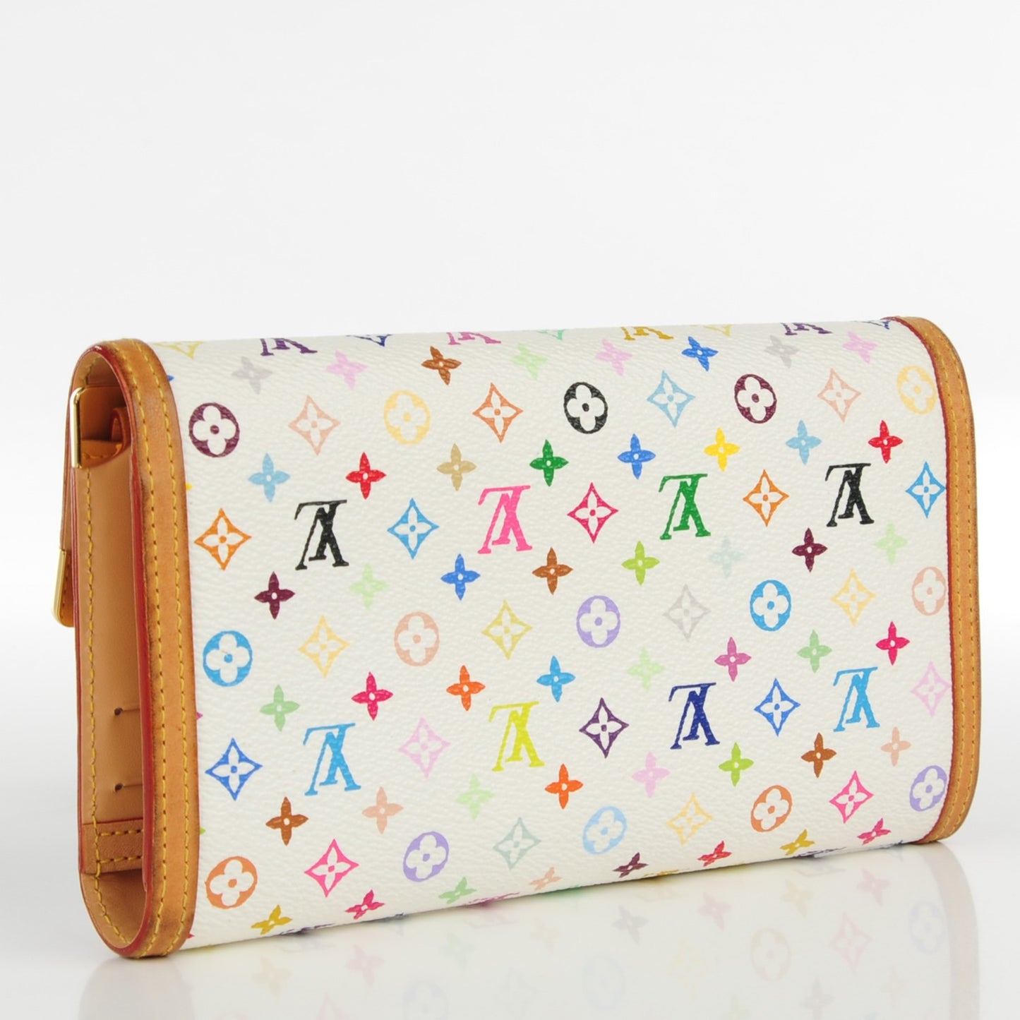 Monogram Multicolor Porte Tresor International Wallet White