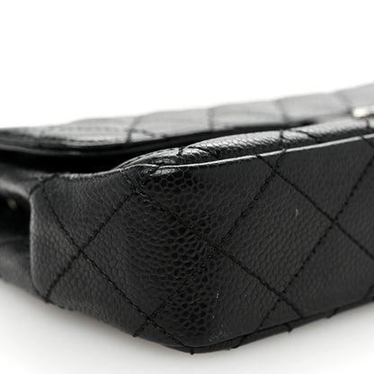 Chanel Caviar Quilted East West Flap Black 9 of 10