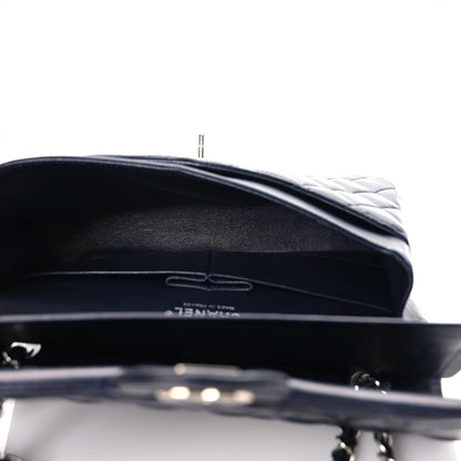 Chanel Lambskin Quilted Medium Double Flap Navy 4 of 12