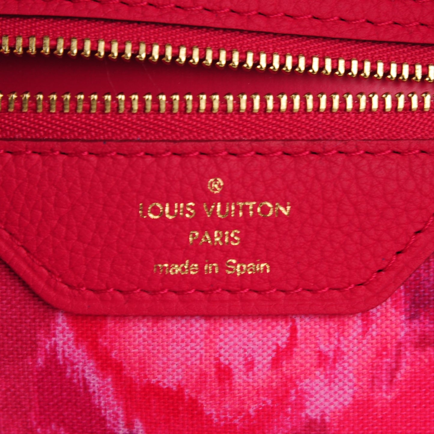 Monogram Articles de Voyage Ikat Neverfull MM Rose Indien