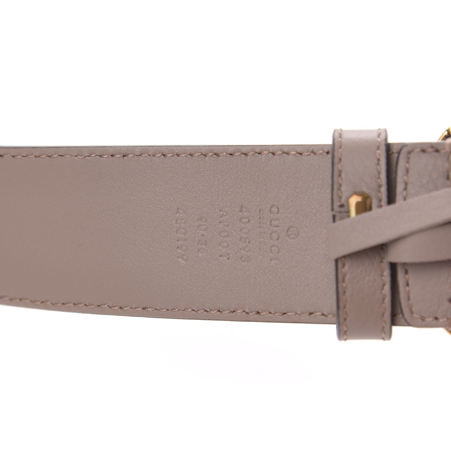 Gucci Calfskin Double G 40mm Belt 90 36 Porcelain Rose 5 of 6