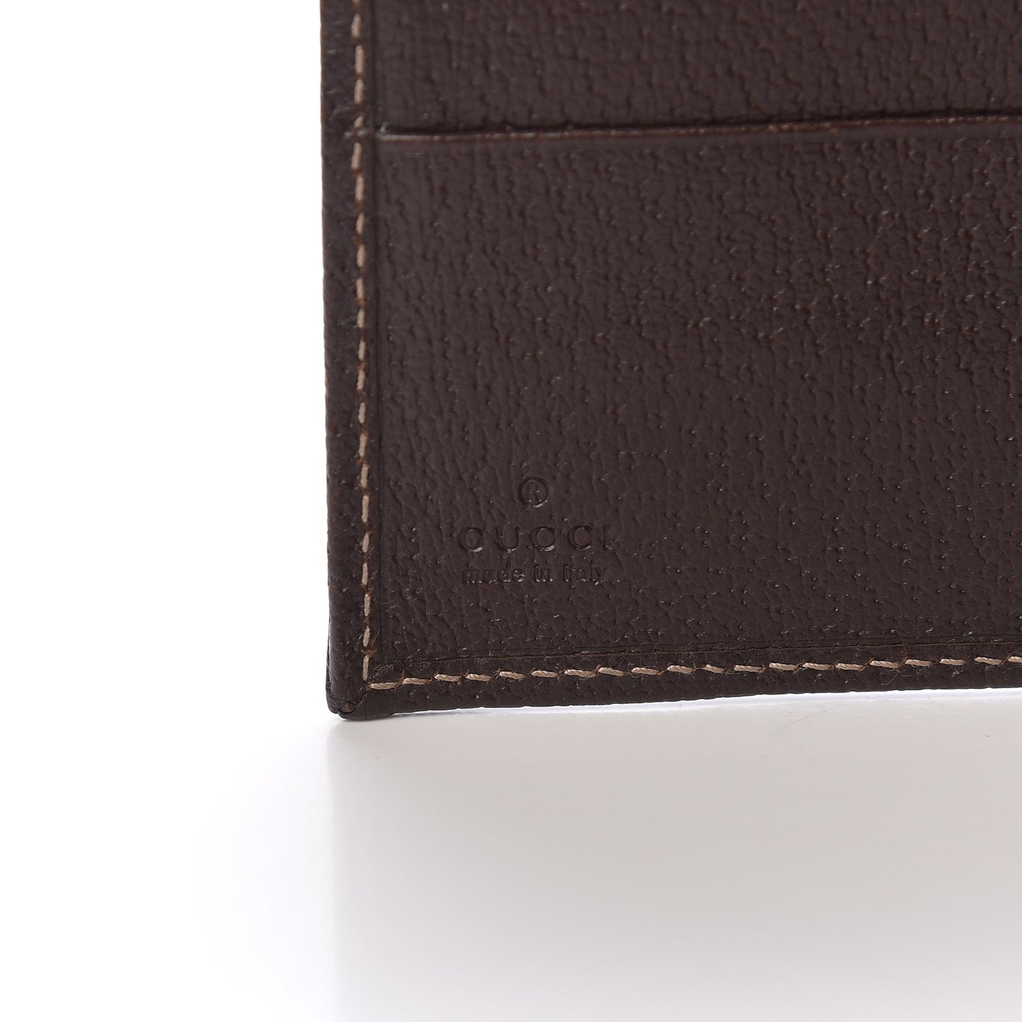 Monogram Web Band Bi-Fold Wallet Brown