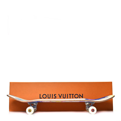 Louis Vuitton Monogram Watercolor Wood Skateboard Multicolor 12 of 12