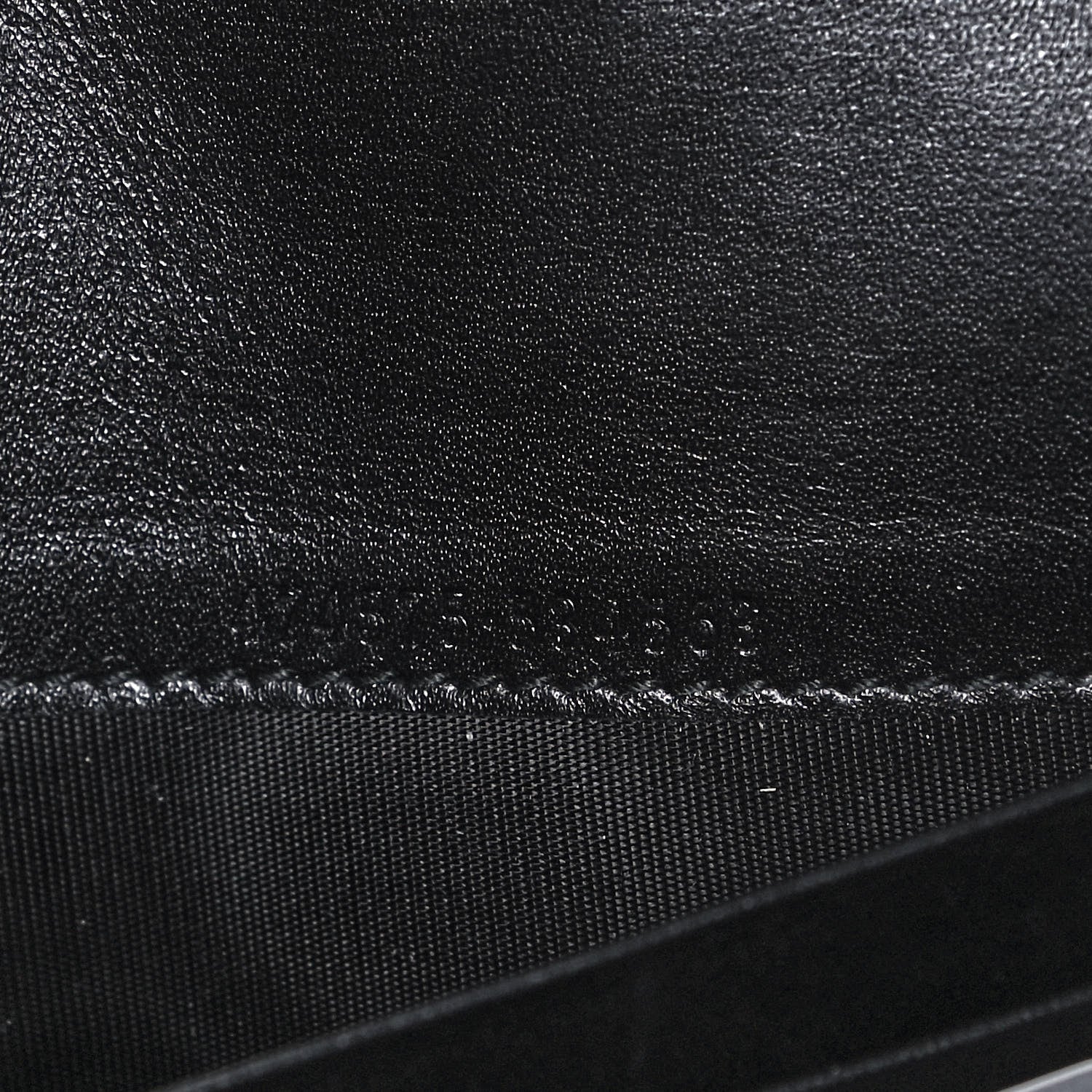Gucci Calfskin Matelasse GG Marmont Chain Wallet Black 7 of 9