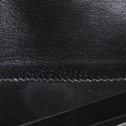 Gucci Calfskin Matelasse GG Marmont Chain Wallet Black 7 of 9