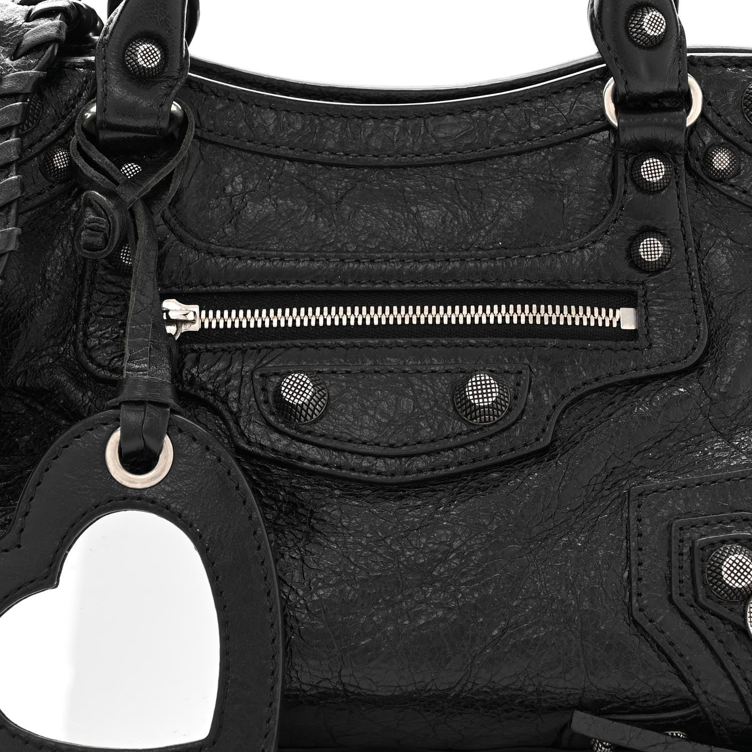 Balenciaga Agneau Arena Neo Cagole Handbag XS Black 8 of 12