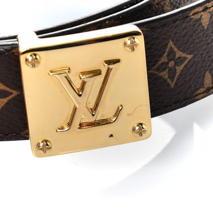 Louis Vuitton Calfskin Monogram 30mm LV Morningram Reversible Belt 85 34 Black 7 of 8