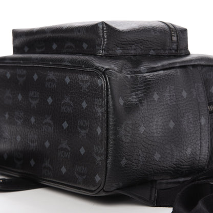 MCM Visetos Medium Stark Backpack Black 7 of 9