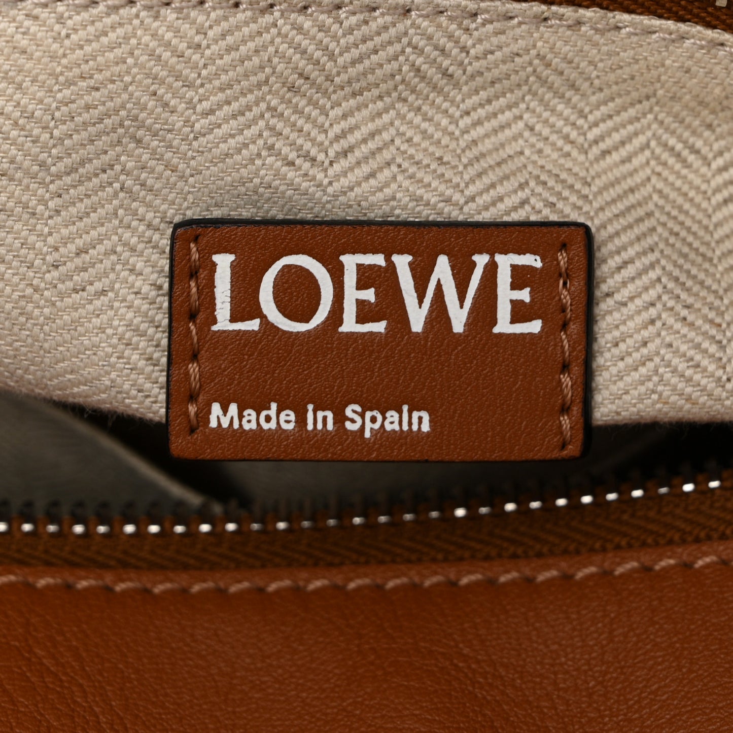 Calfskin Medium Puzzle Bag Tan