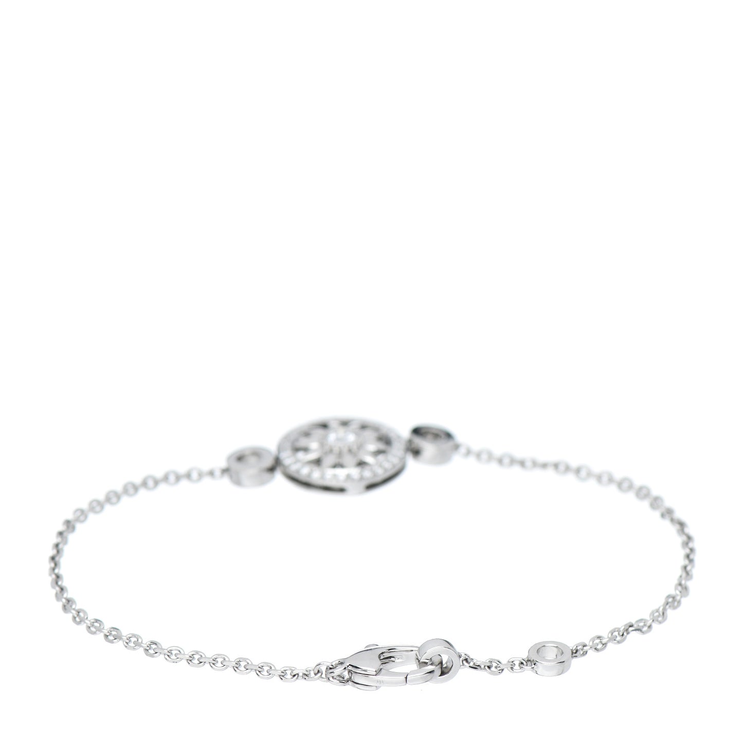 Platinum Diamond Gates Bracelet