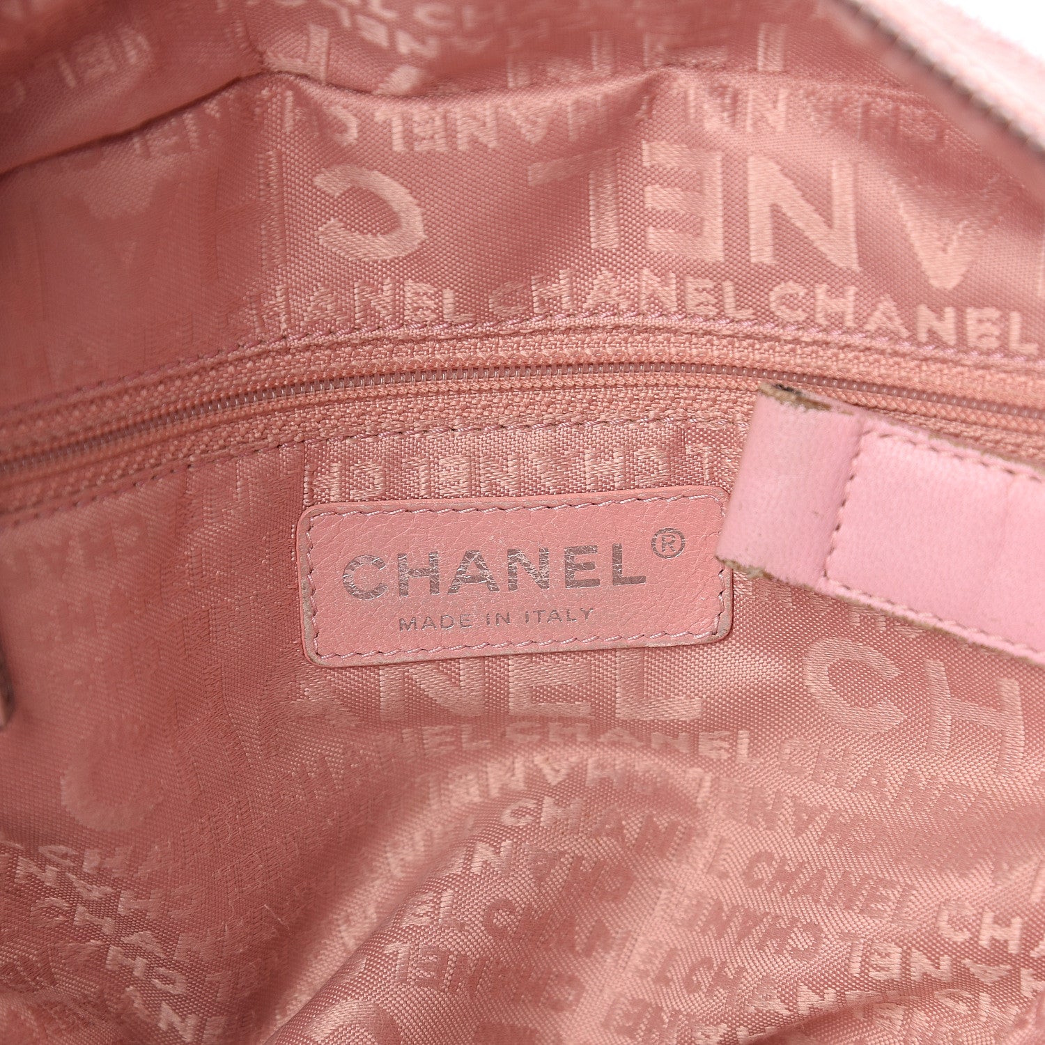 Chanel Caviar Square Stitched Bowler Pink 5 of 8