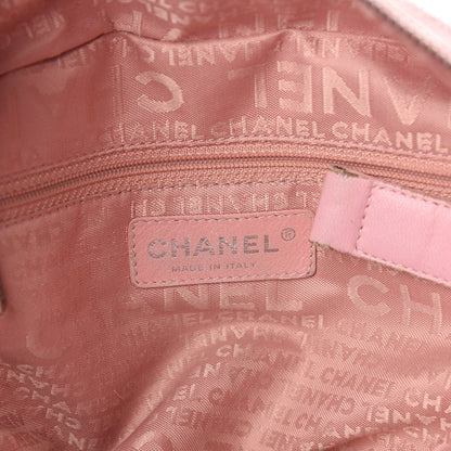 Chanel Caviar Square Stitched Bowler Pink 5 of 8