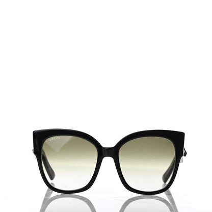 Gucci Acetate Square Frame Web Sunglasses GG0059S Black Tortoise 2 of 8