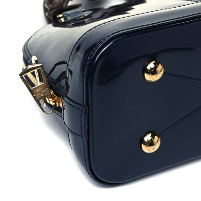 Louis Vuitton Patent Monogram Alma BB Marine 7 of 8