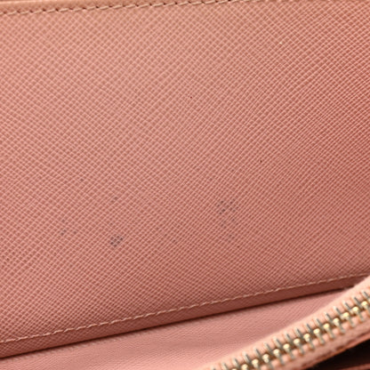 Prada Saffiano Metal Zip Around Wallet Orchidea 15 of 19