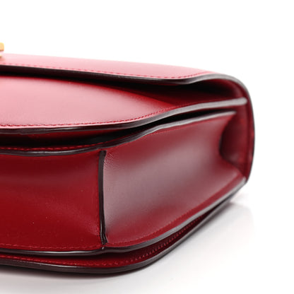 Celine Box Calfskin Medium Classic Box Flap Bag Red 10 of 11