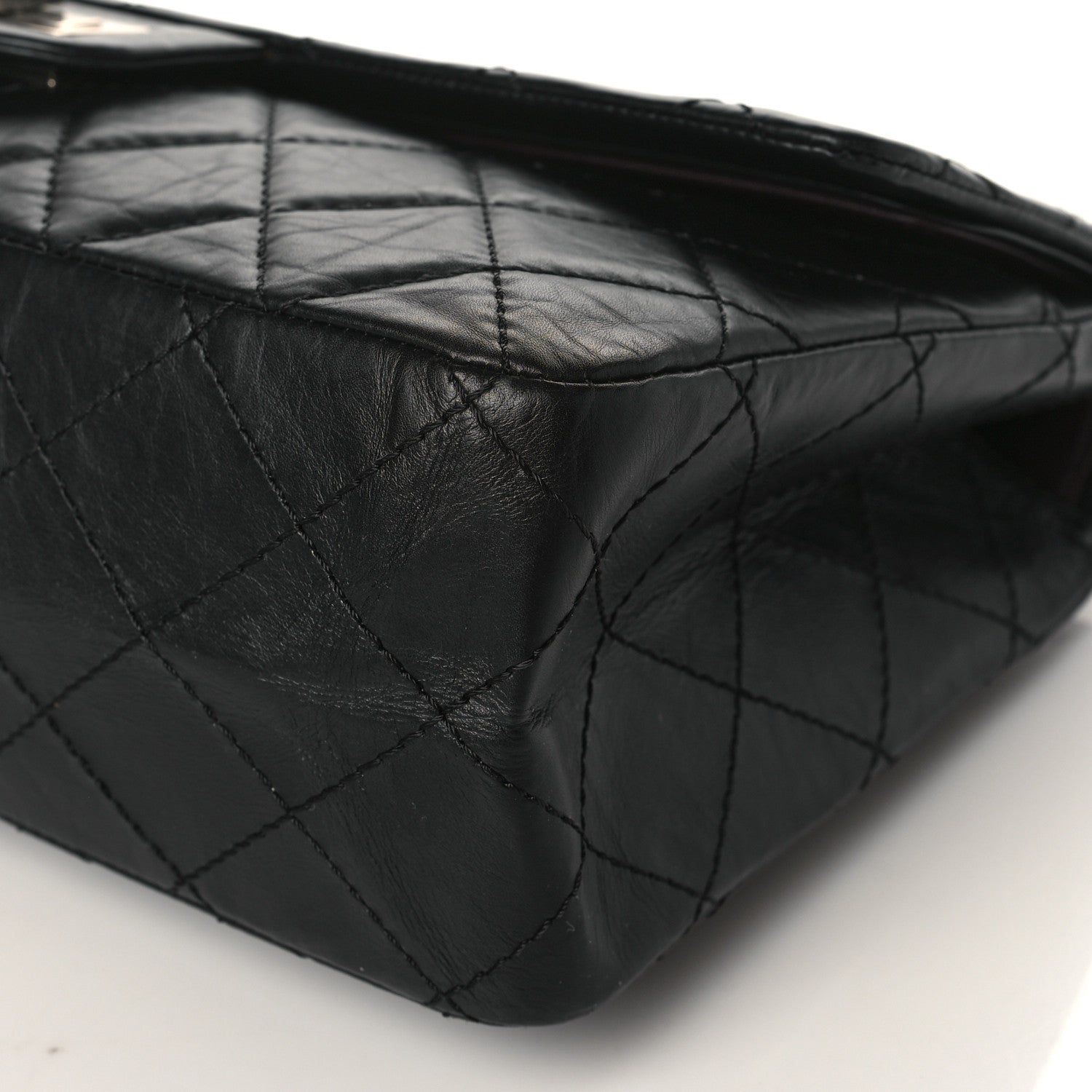 Chanel Aged Calfskin Quilted 2.55 Reissue 227 Flap Black 9 of 9