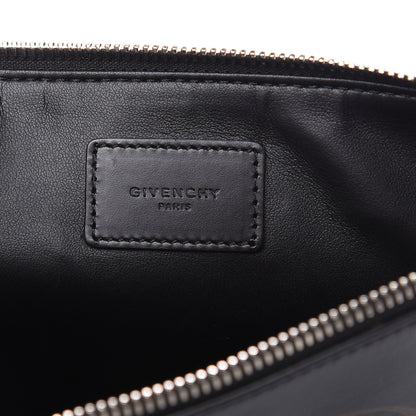 Givenchy Calfskin Cobra Print Zip Pouch Black 6 of 8