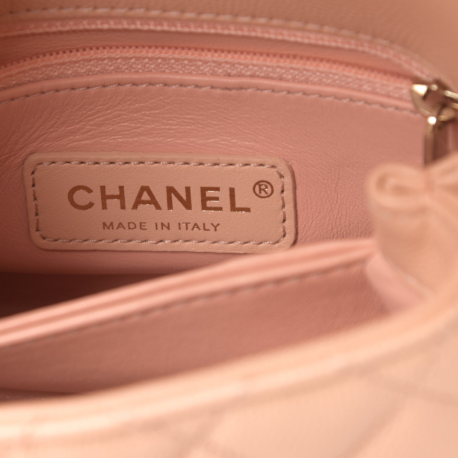 Chanel Caviar Quilted Extra Mini Coco Handle Flap Rose Clair 6 of 11