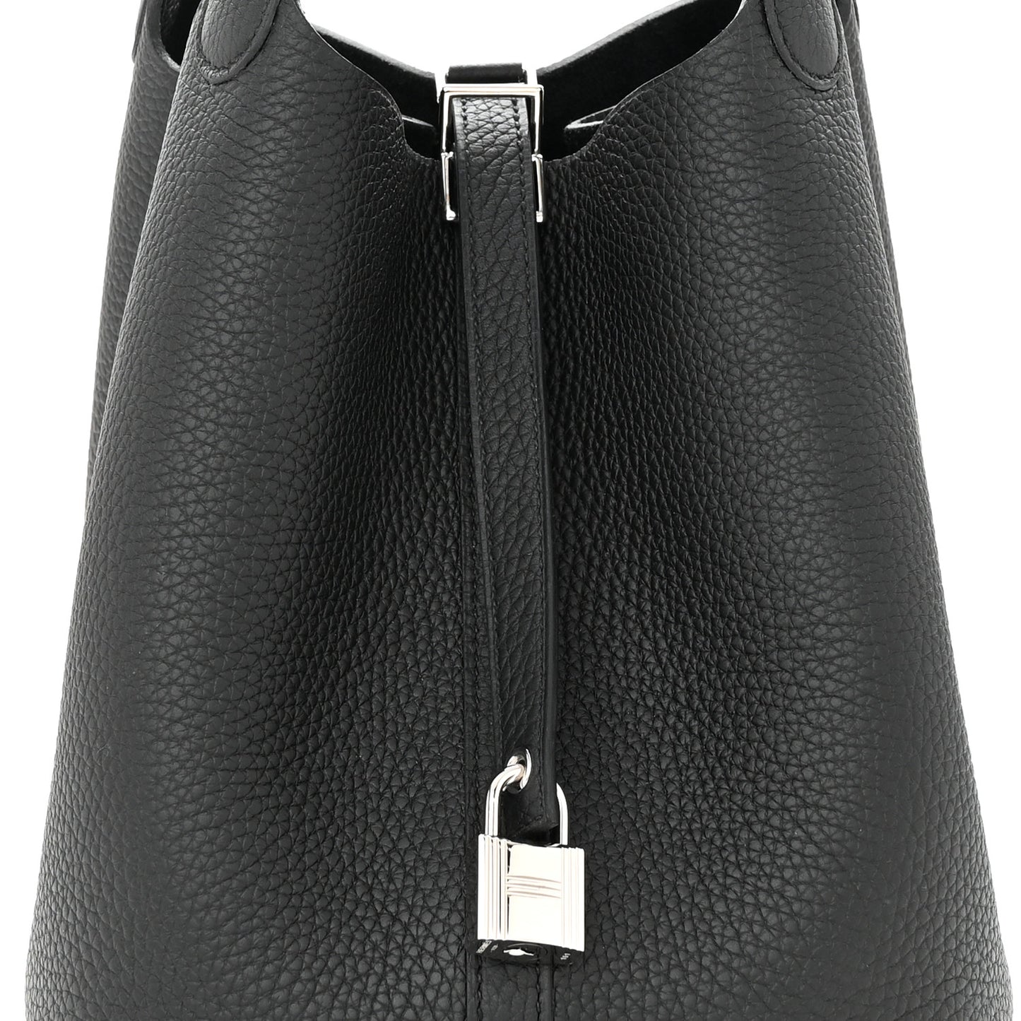 Taurillon Clemence Picotin Lock 22 MM Black