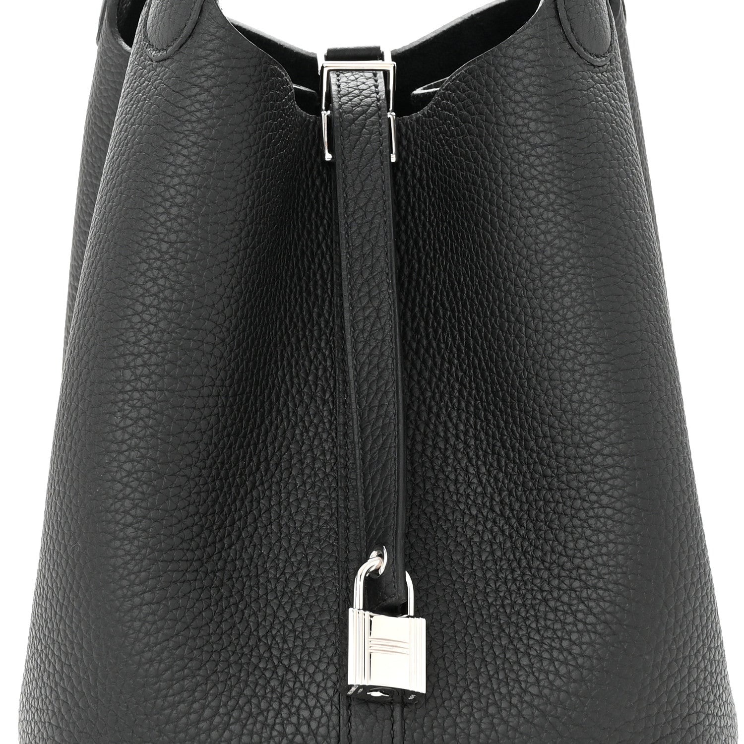 Hermes Taurillon Clemence Picotin Lock 22 MM Black 8 of 12