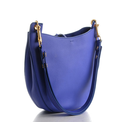 Celine Supple Calfskin Small Hobo Indigo 3 of 7
