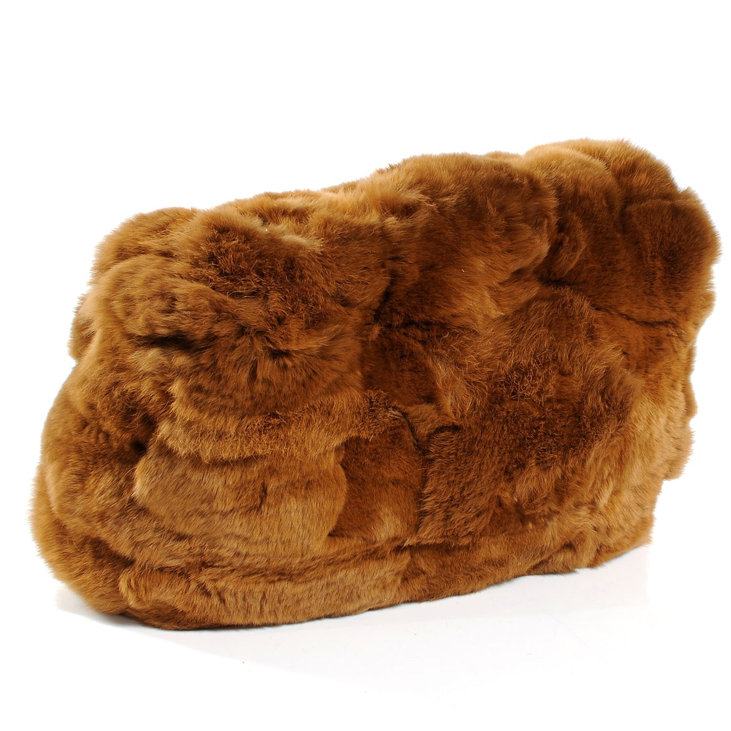 Rabbit Fur Flap Brown