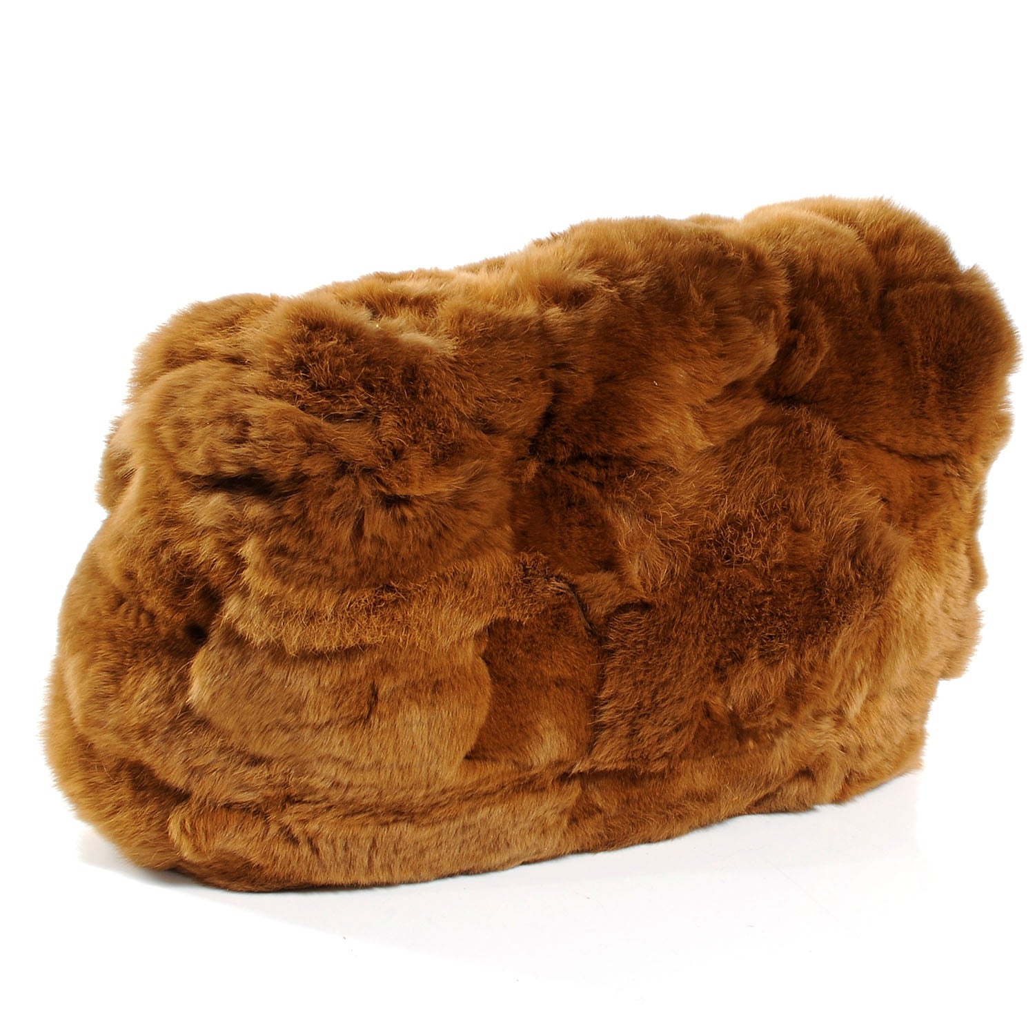 Chanel Rabbit Fur Flap Brown 3 of 7