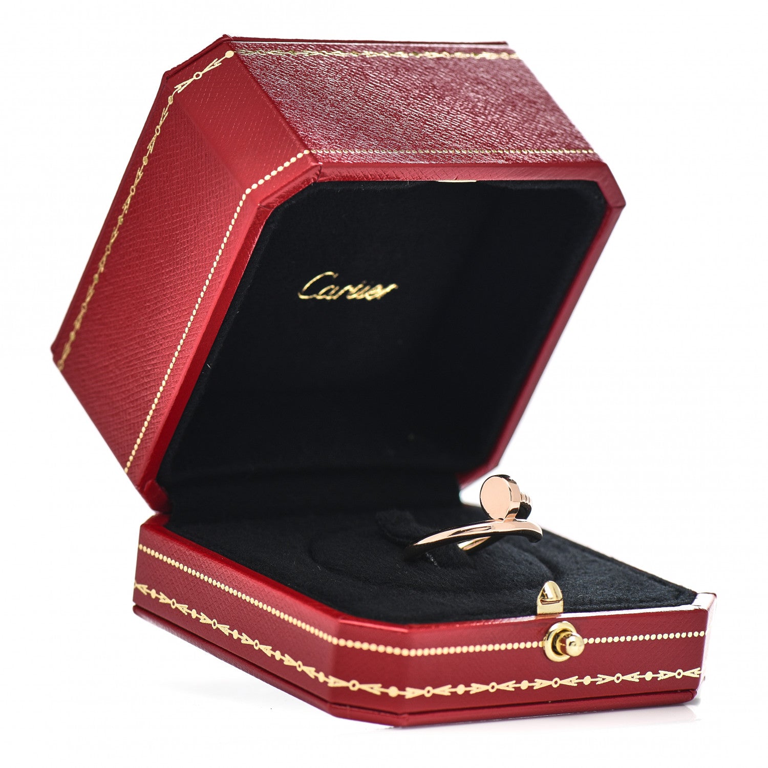 Cartier 18K Pink Gold Juste Un Clou Ring 53 6.25 5 of 5
