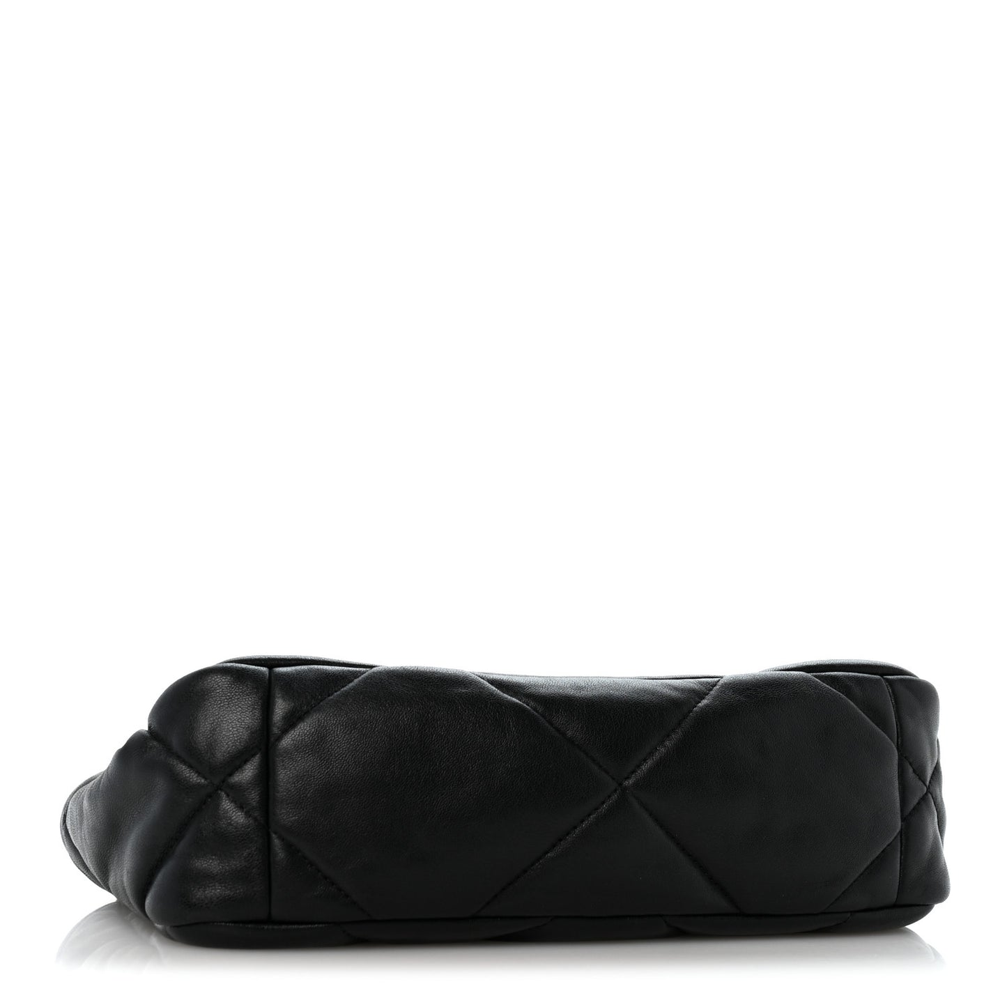Lambskin Quilted Medium Chanel 19 Flap Black