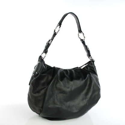 Prada Soft Calf Hobo Black 3 of 8