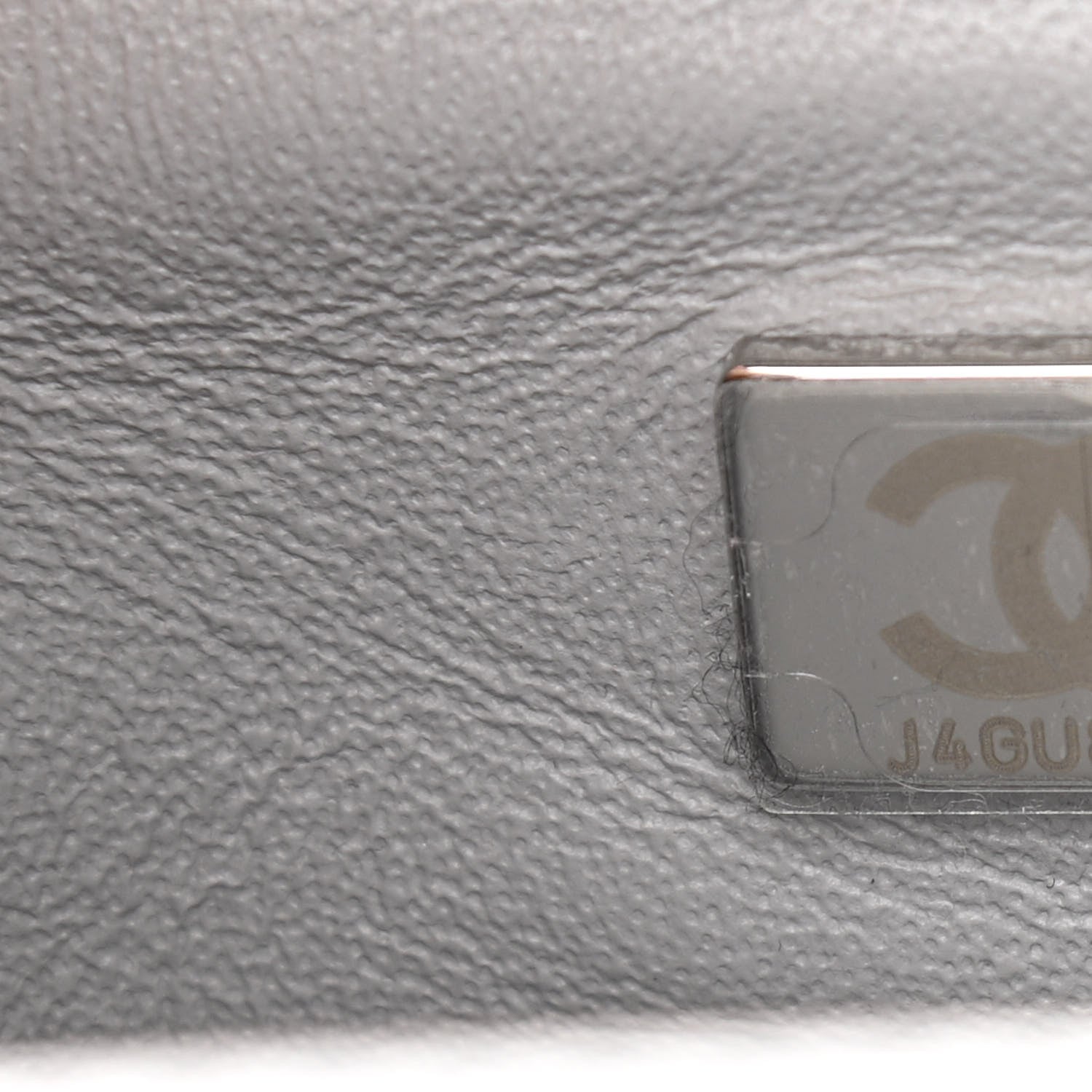 Chanel Lambskin Quilted Mini Rectangular Flap Grey 5 of 10