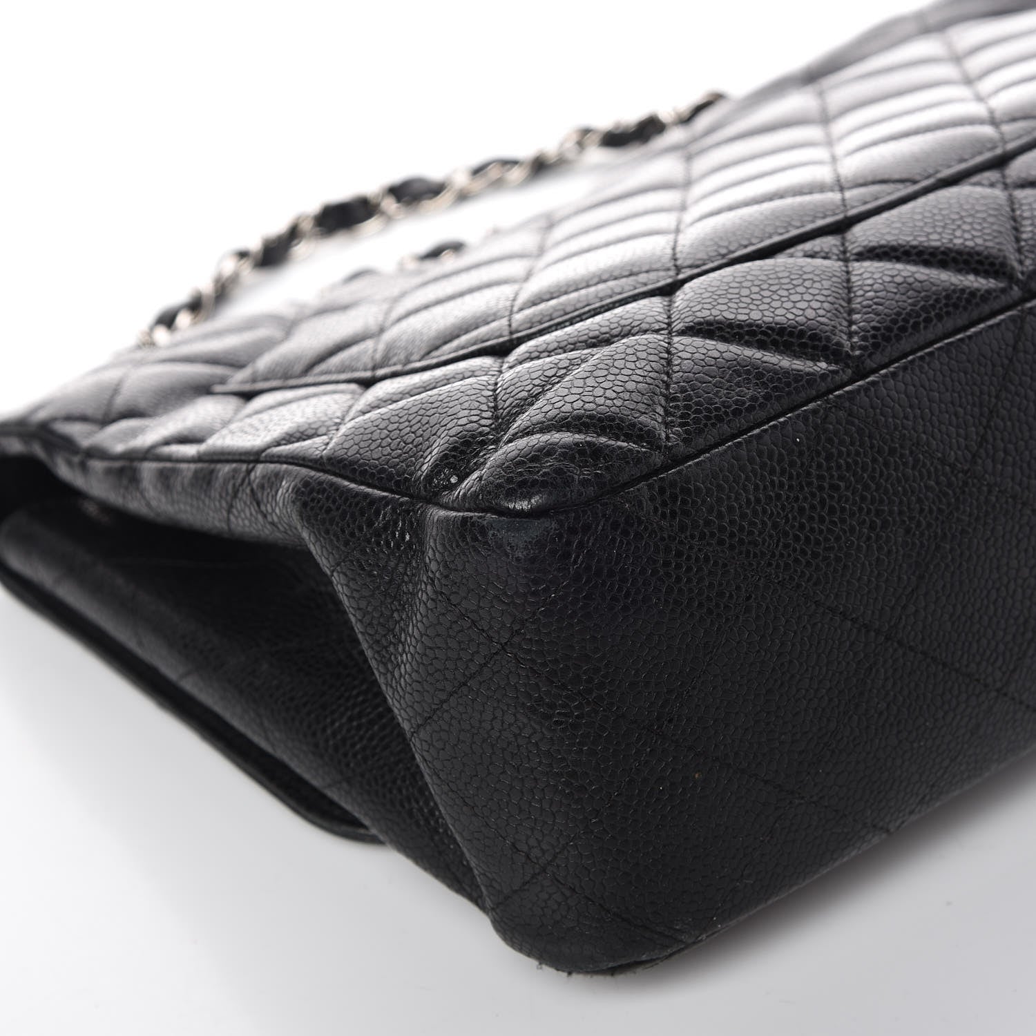 Chanel Caviar Quilted Jumbo Single Flap Black 15 of 15