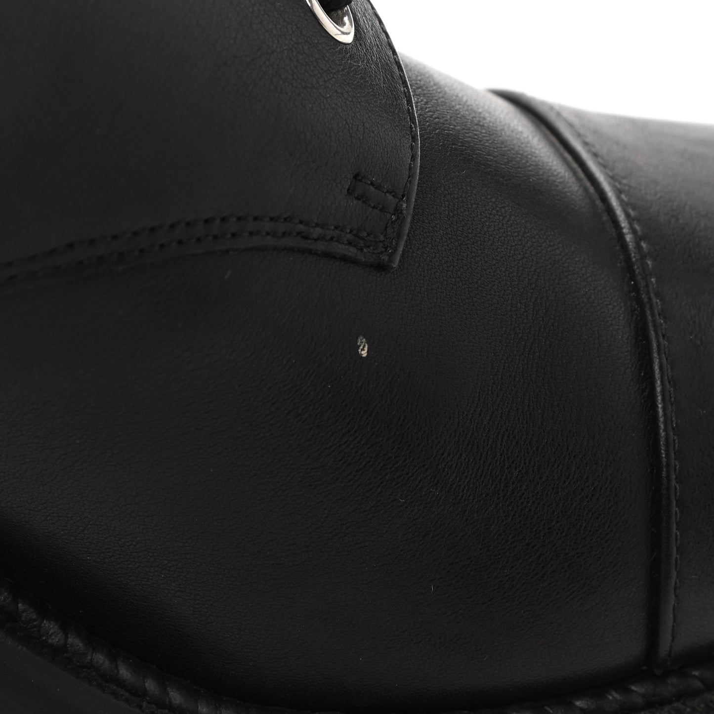 Calfskin Winter Spikes 70 Combat Boots 41 Black